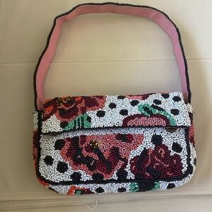 Anthropologie beaded handbag